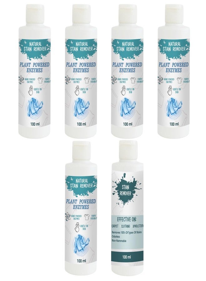 TOOVUS Stain Remover Combo Pack of Shirt (Pack of 5) and Sky Stain Remover | Multi-Surface Cleaning Solution for Clothes, Fabrics, Upholstery (100 g Each) - Image 1